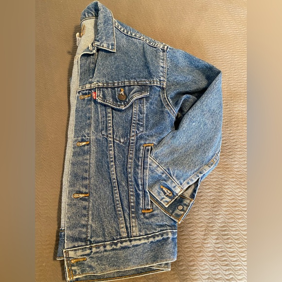 Levi’s type 3 denim Trucker jacket Vintage 80’s women’s M red tab “R” 57508 0218 - Picture 7 of 12